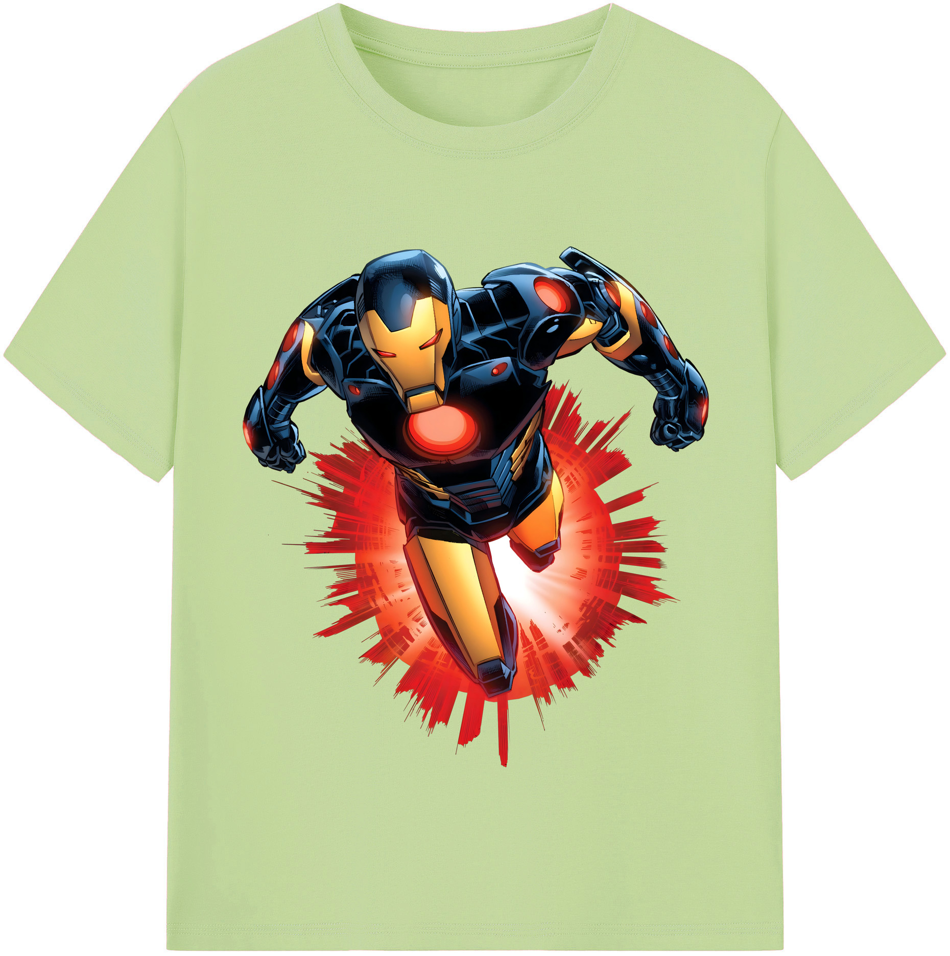 （画像用） アベンジャーズ The Avengers 綿100％半袖Tシャツ（フロントプリント）